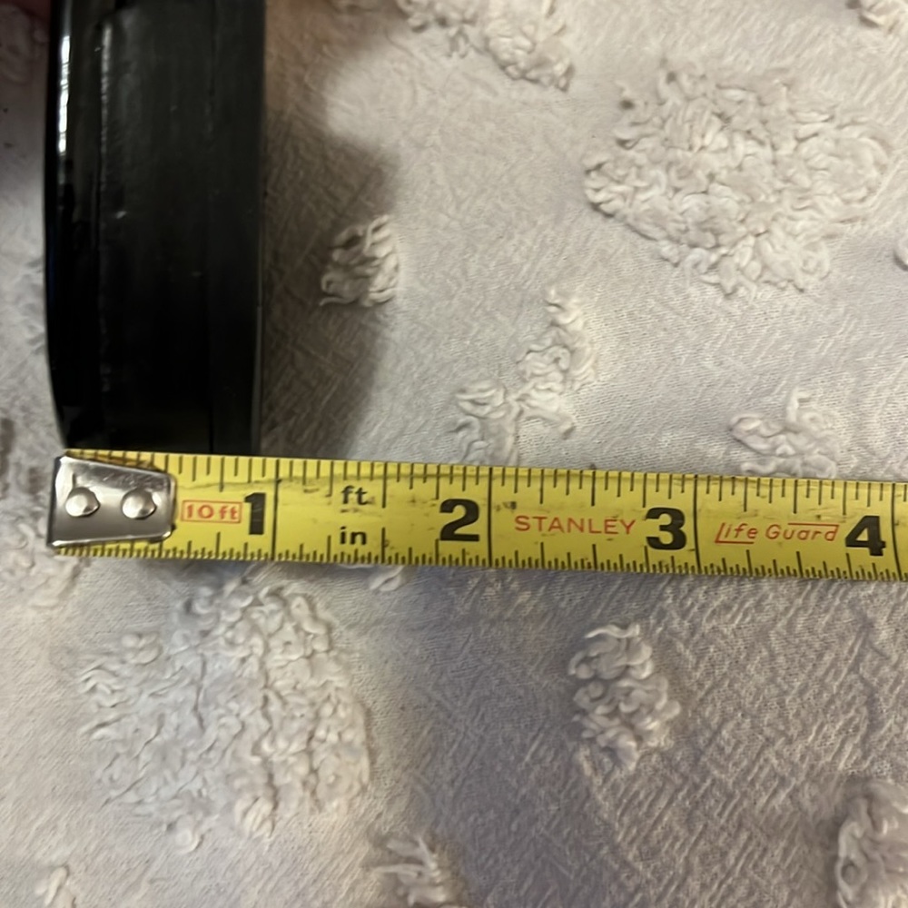 Stuart Weitzman Black Slide Sandals with Silver Circle Embellishments - Picture 6 of 14